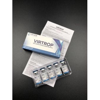Гормон Роста Virtex Virtrop 10 флаконов по 10 ед (100 ед) - Актау