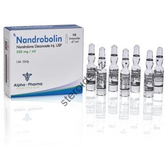 Nandrobolin (Дека, Нандролон деканоат) Alpha Pharma 10 ампул по 1мл (1амп 250 мг) - Актау