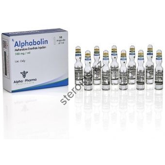 Alphabolin (Метенолон) Alpha Pharma 10 ампул по 1мл (1амп 100 мг) - Актау