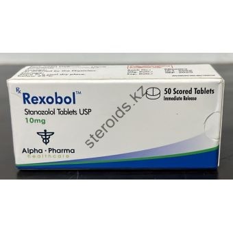Rexobol (Станозолол, Винстрол) Alpha Pharma 50 таблеток (1таб 10 мг) - Актау