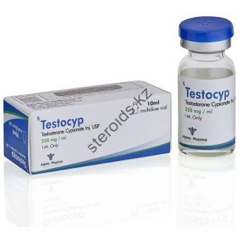 TestoCyp (Тестостерон ципионат) Alpha Pharma балон 10 мл (250 мг/1 мл) - Актау