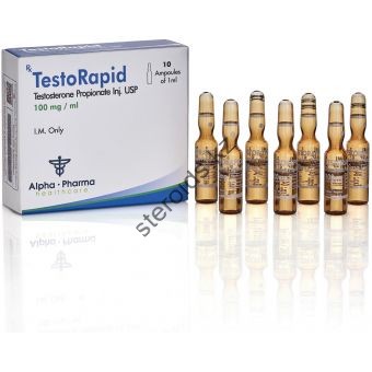 TestoRapid (Тестостерон пропионат) Alpha Pharma 10 ампул по 1мл (1амп 100 мг) - Актау