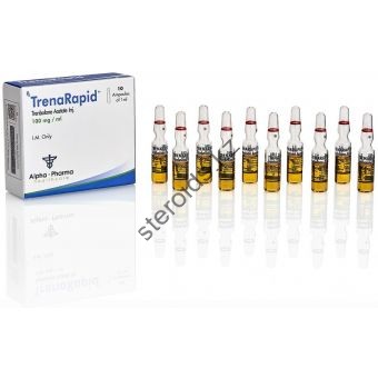 Тренболон ацетат Alpha Pharma (TrenaRapid) 10 ампул по 1мл (1амп 100 мг) - Актау