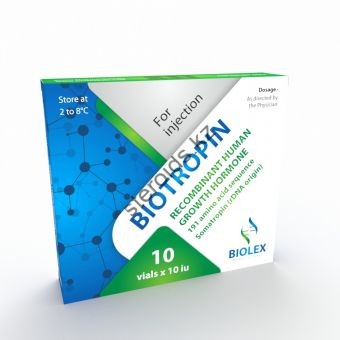 Гормон роста Biolex Biotropin 10 флаконов по 10 ед (100 ед) - Актау