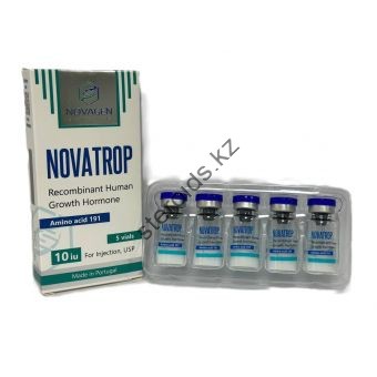Гормон роста Novatrop Novagen 5 флаконов по 10 ед (50 ед) - Актау