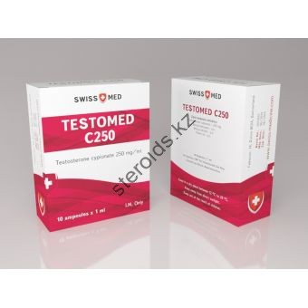 Тестостерон ципионат Swiss Med (Testomed C250) 10 ампул по 1 мл (1 амп 250 мг) - Актау